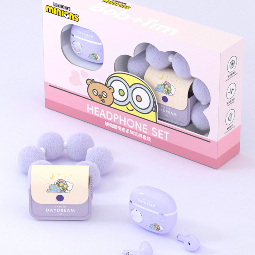 J08 藍牙耳機套裝 Minions 香港正版授權
