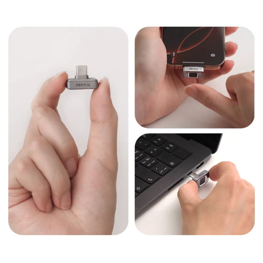 BMX 512GB TYPE C 指紋認證行動固態硬碟