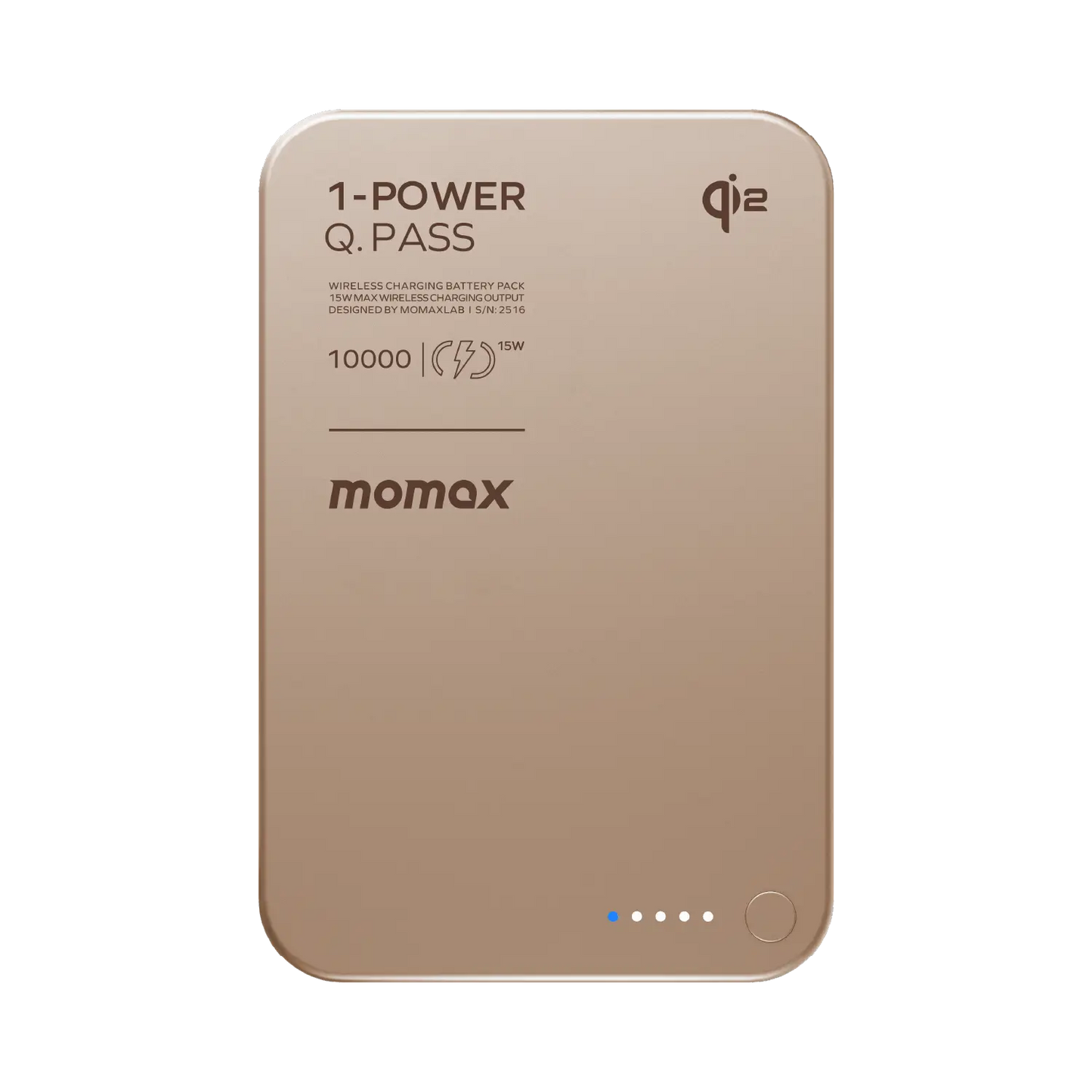 Momax Q.Pass 砂岩 背面