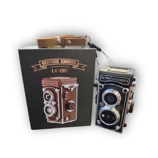 RETRO 入門級CCD黑色復古造型數碼相機 ( 支援影相拍片)