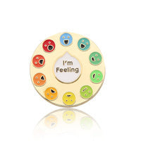 今日心情轉盤情緒胸針 | Mood Dial Enamel Pin — ohreallyhk