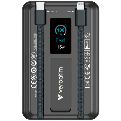 Verbatim Charge'n'Go 10000mAh 5合1 MagSafe行動電源 3C認證