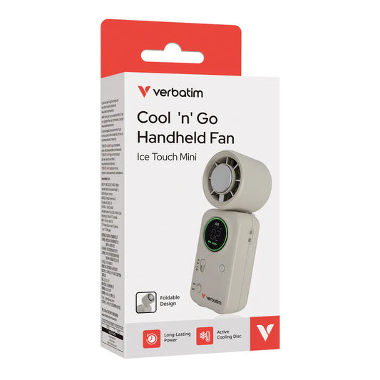 Verbatim Cool  'n' Go Ice Touch Mini Handheld Fan(32346 白色/32347/灰色)