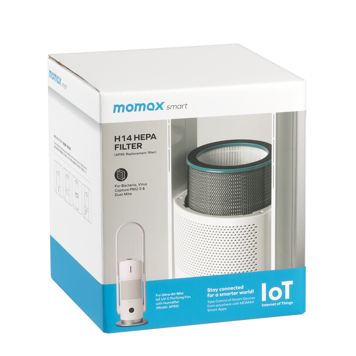 Momax AP9SLX H14 HEPA 濾網 包裝