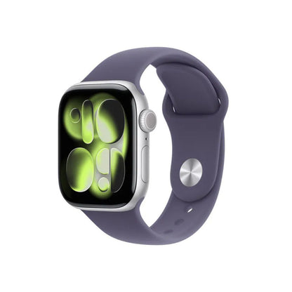 Apple Watch Series 11 GPS 46mm Silver 鋁金屬錶殼 | Purple Fog 紫霧運動錶帶 M/L