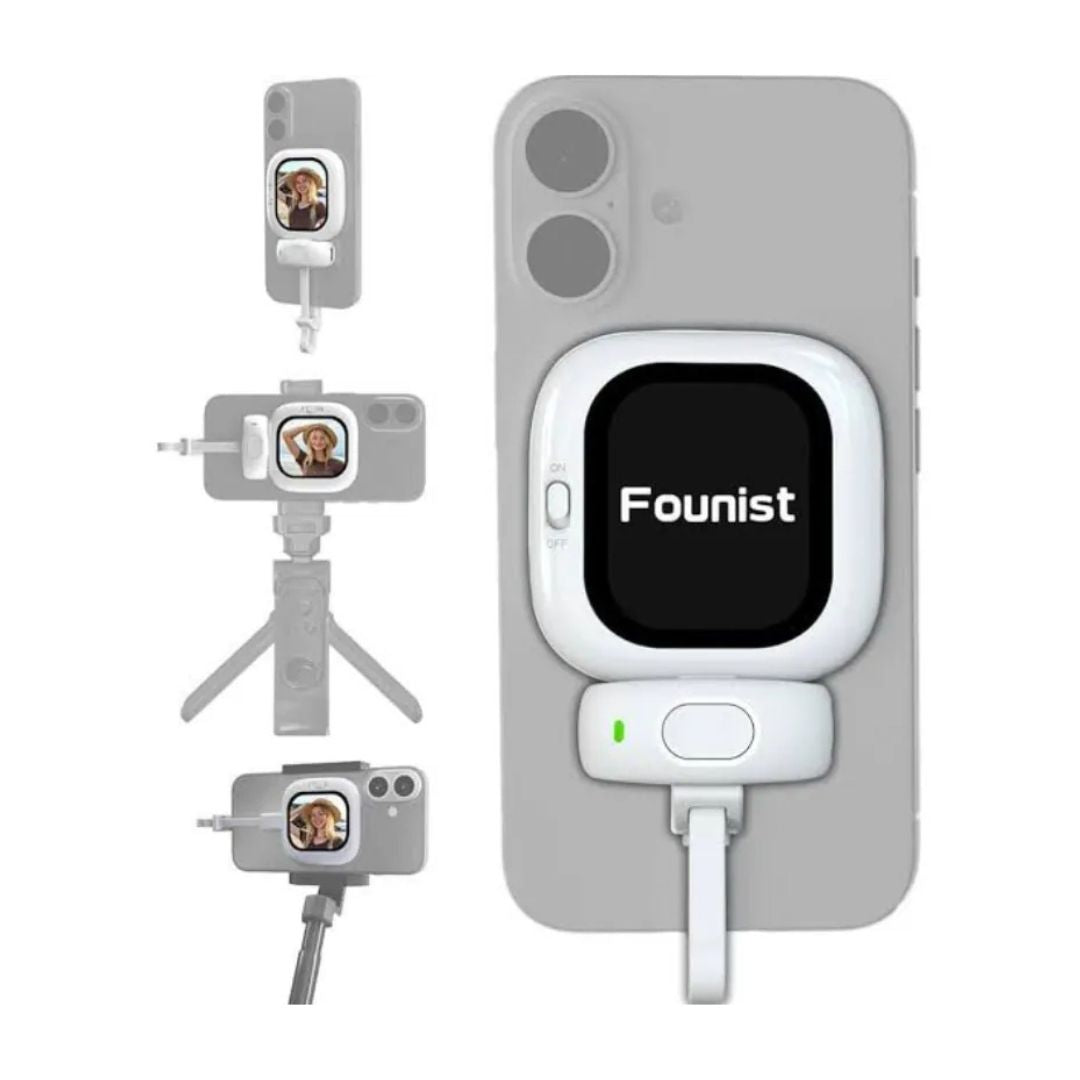 Cynoya Founist Vlogmate Mini  ⾃拍神器免充電磁吸後置鏡頭