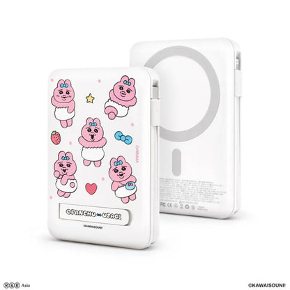 永橙Garmma Opanchu Usagi 底褲兔磁吸五合一移動電源