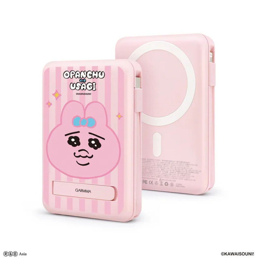 永橙Garmma Opanchu Usagi 底褲兔磁吸五合一移動電源