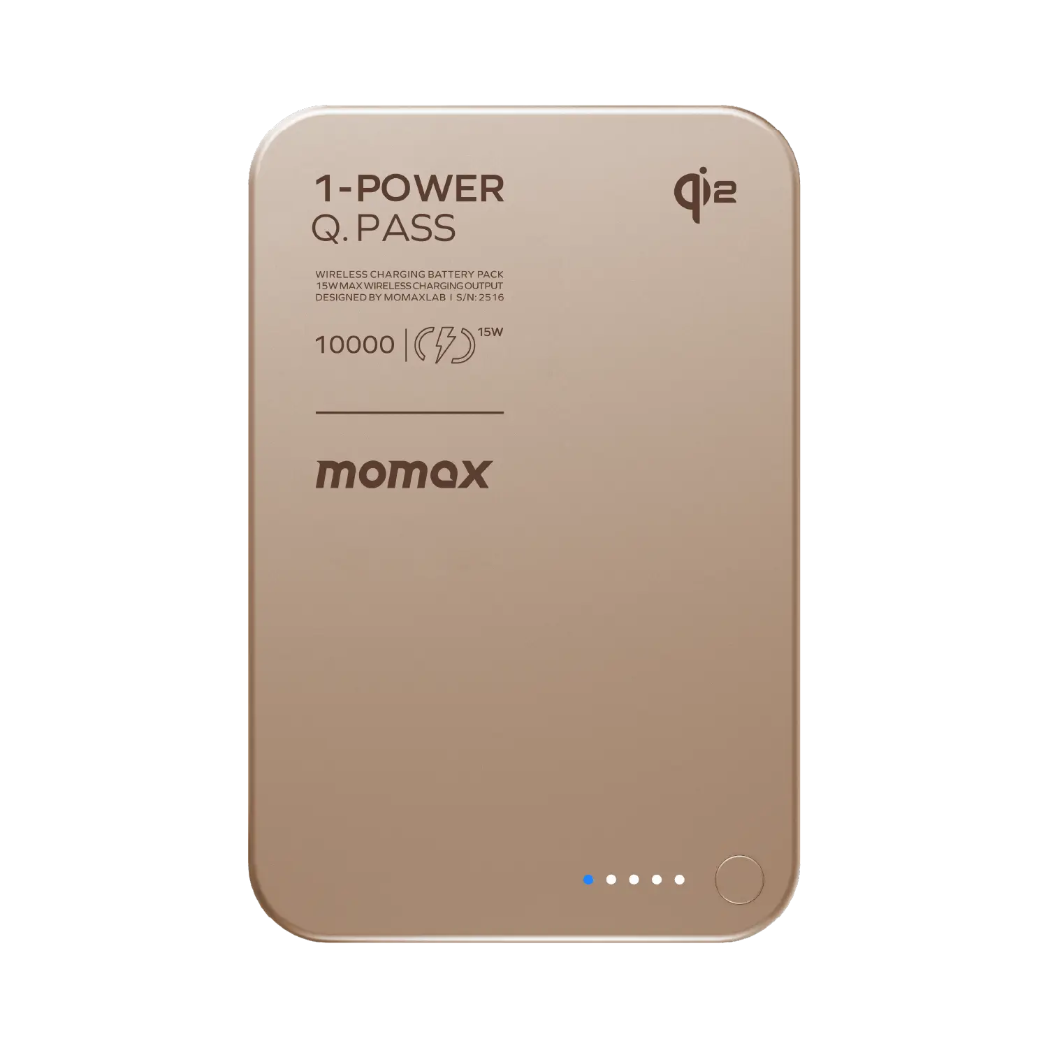 Momax Q.Pass 砂岩 背面
