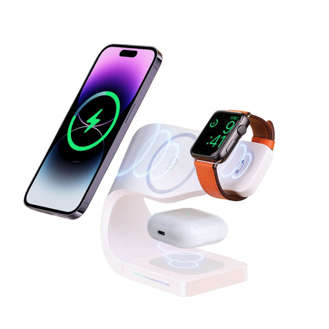 OhReady 15W 三合一無線快充電座