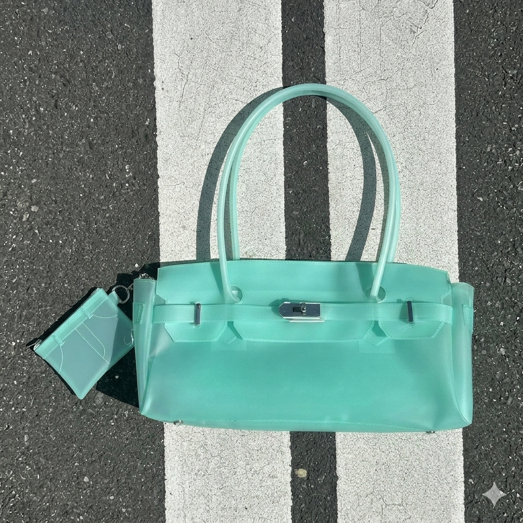 DEINET 附卡片套 Jelly Firkin Jelly Two-Way Bag 兩用果凍柏金包