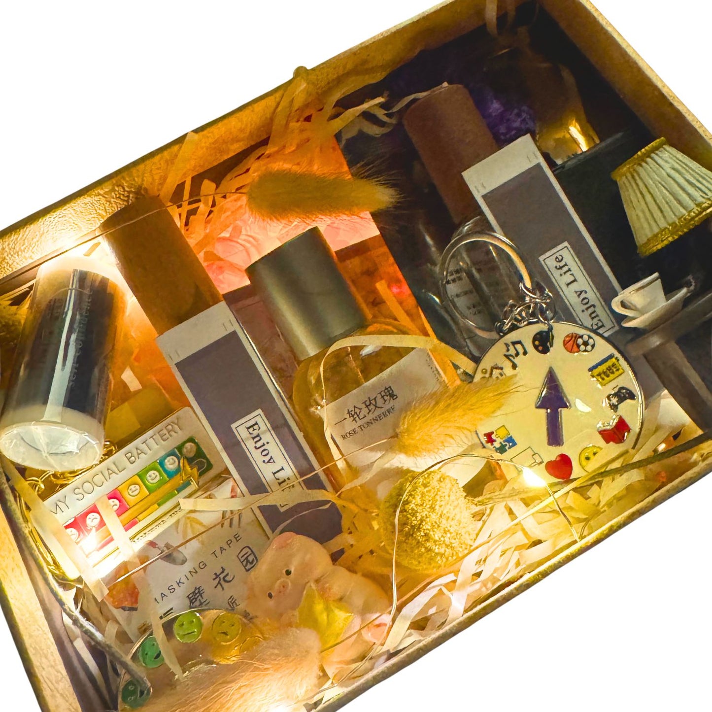 驚喜療癒禮盒 女友生日禮物 Social Battery Gift Box — 男友首選,10件套裝一次搞定