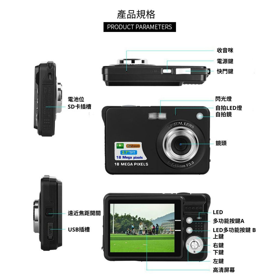 ohReady. 高清4800萬像素Lo-fi復古CCD數碼相機